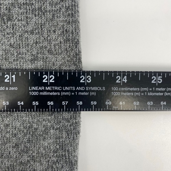 The North Face Mens Gray Fleece Quarter Zip Pullover Jacket XL - Picture 3 of 4